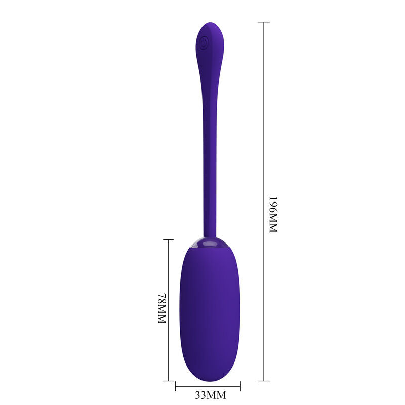 PRETTY LOVE - OEUF VIBRANT JULIUS IMPERMÉABLE-RECHARGEABLE VIOLET