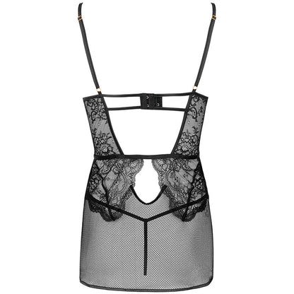 LIVCO CORSETTI FASHION - CHEMISE + CULOTTE BARIRIN LC 90633 NOIR