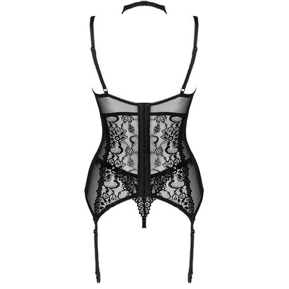 LIVCO CORSETTI FASHION - COLLECTION GIELLANDRA FOR THE SENSES CORSET + CULOTTE NOIR