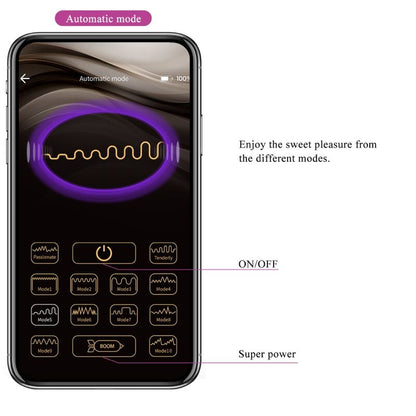 PRETTY LOVE - TÉLÉCOMMANDE JAYLEEN VIBRATOR APP VIOLET