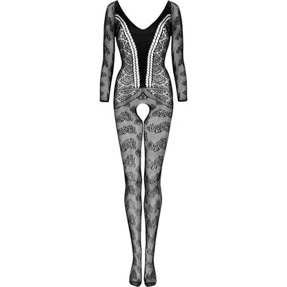 LIVCO CORSETTI FASHION - CORDILL LC 17358 BODYSTOCKING CROCHLESS NOIR TAILLE UNIQUE