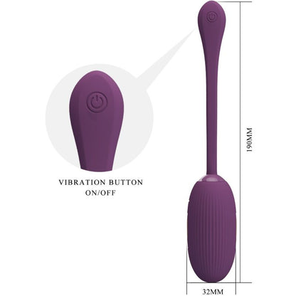 PRETTY LOVE - OEUF VIBRANT RECHARGEABLE DOREEN VIOLET