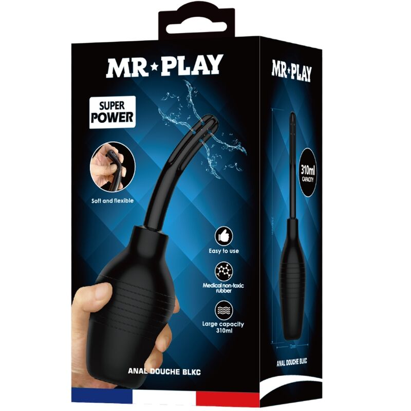 MR PLAY - DOUCHE ANAL BLKC SUPER POWER NOIR