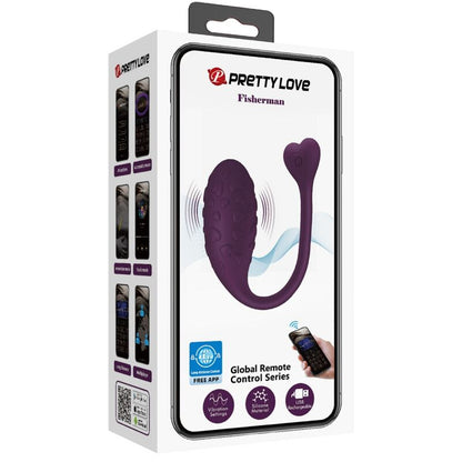 PRETTY LOVE - OEUF VIBRANT FISHER CONTRÔLÉ PAR APPLICATION LILA