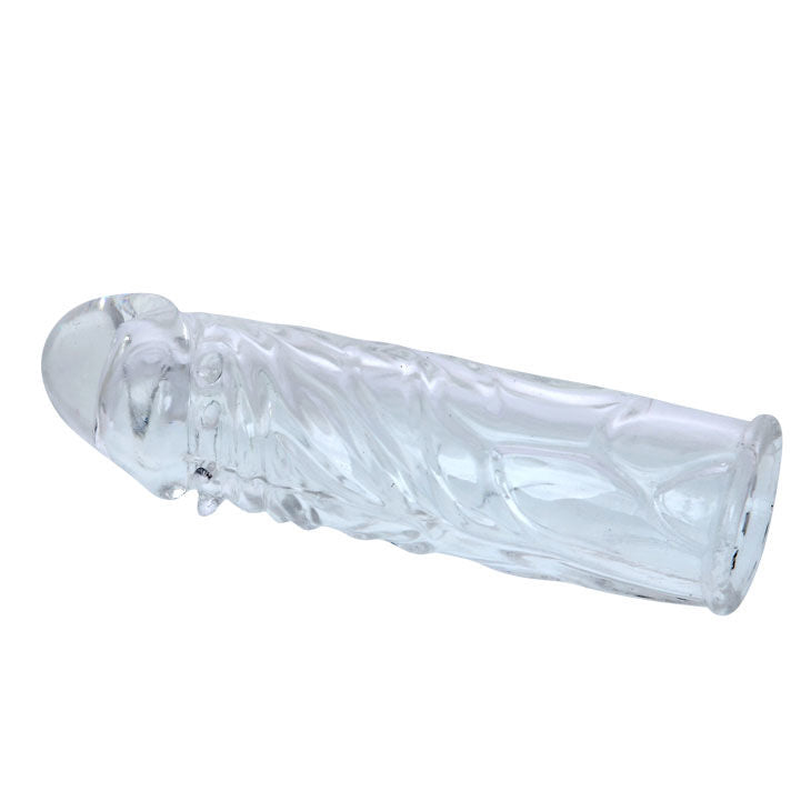 BAILE - COUVERCLE DE PÉNIS EN SILICONE TRANSPARENT 13 CM