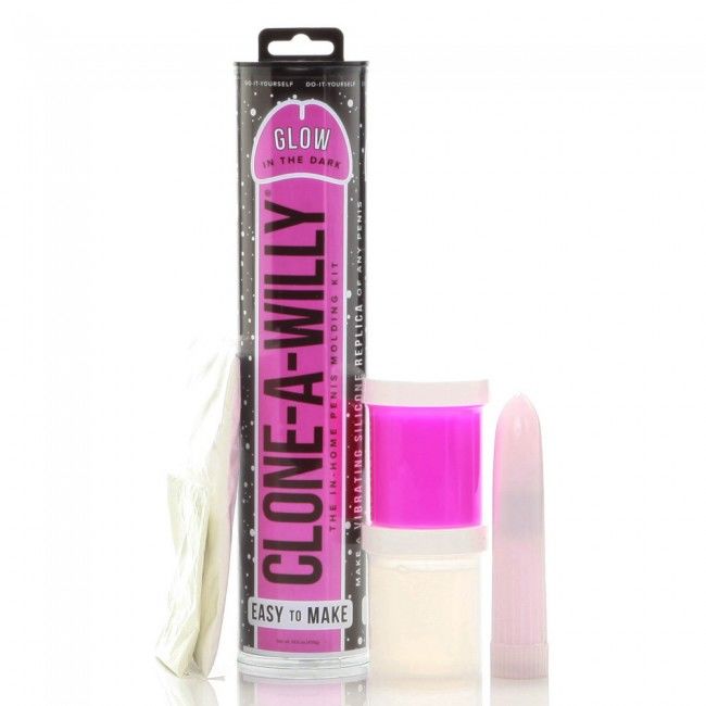 CLONE A WILLY - CLONEUR DE PÉNIS ROSE LUMINESCENT AVEC VIBRATEUR