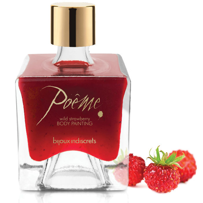 BIJOUX - POEME PEINTURE COMESTIBLE FRAISE DES SAUVAGES 50 GR