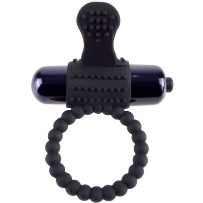 FANTASY C-RINGZ - ANNEAU VIBRANT EN SILICONE NOIR FANTASY C-RING