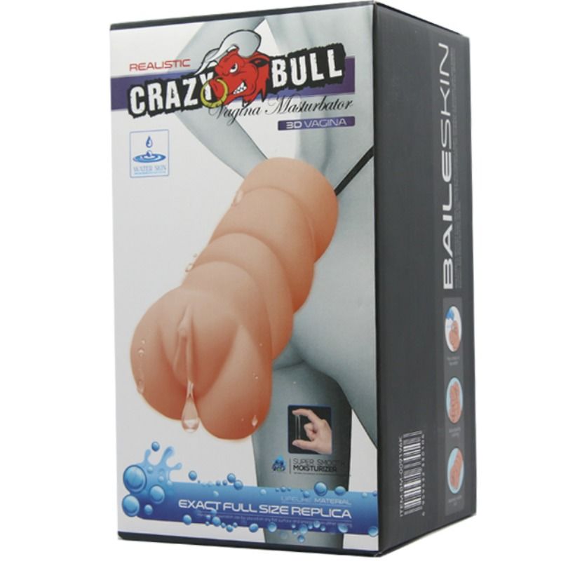 CRAZY BULL - MASTURBADEUR PEAU D'EAU MODÈLE VAGIN 3