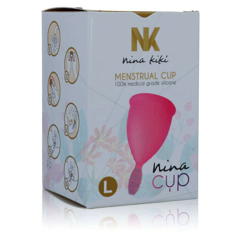 NINA KIKÍ - COUPE MENSTRUELLE ROSE TAILLE L