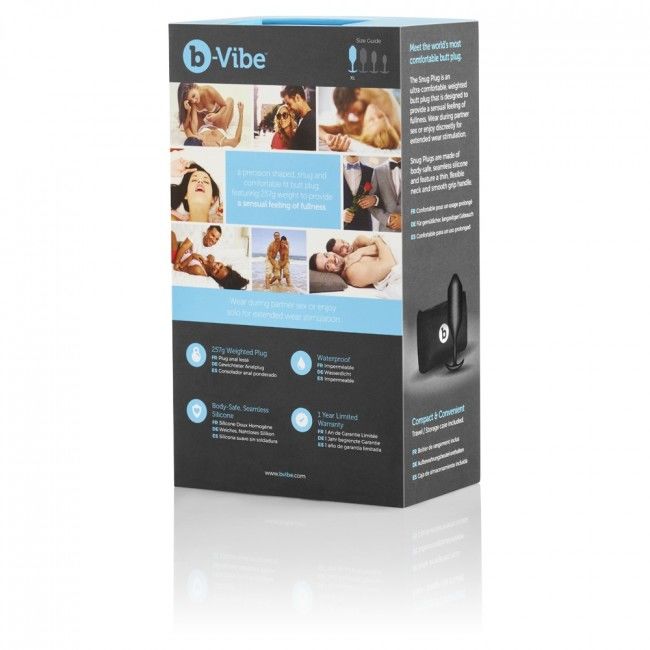 B-VIBE - SNUG PLUG ANAL 4 NOIR