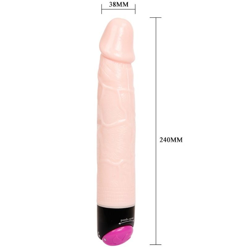 BAILE - VIBRATION ET ROTATION SEXUELLES COLORÉES 24 CM