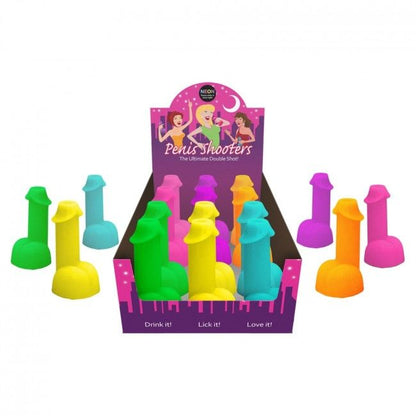 KHEPER GAMES - NEON SHOTS FORM PENIS 1 UNITÉ (COULEUR ALÉATOIRE)