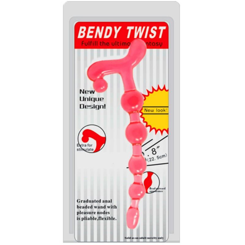 BAILE - BALLES ANAL ROUGES BENDY TWIST