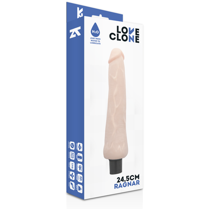 LOVECLONE - VIBRATEUR AUTOLUBRIFIANT RAGNAR 24.5 CM -O- 3.5 CM