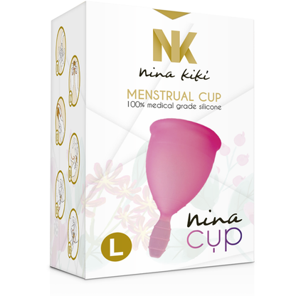 NINA KIKÍ - COUPE MENSTRUELLE ROSE TAILLE L