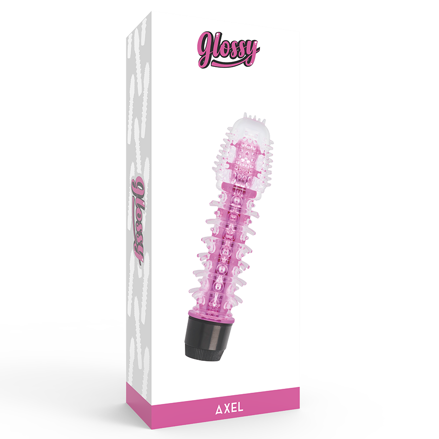 GLOSSY - AXEL VIBRATEUR ROSE