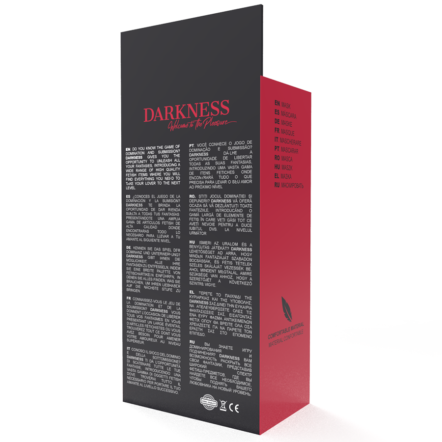 DARKNESS - MASQUE DROIT ROUGE