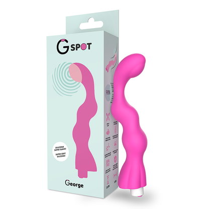 G-SPOT -  GEORGE G-SPOT VIBRATEUR GOMME ROSE