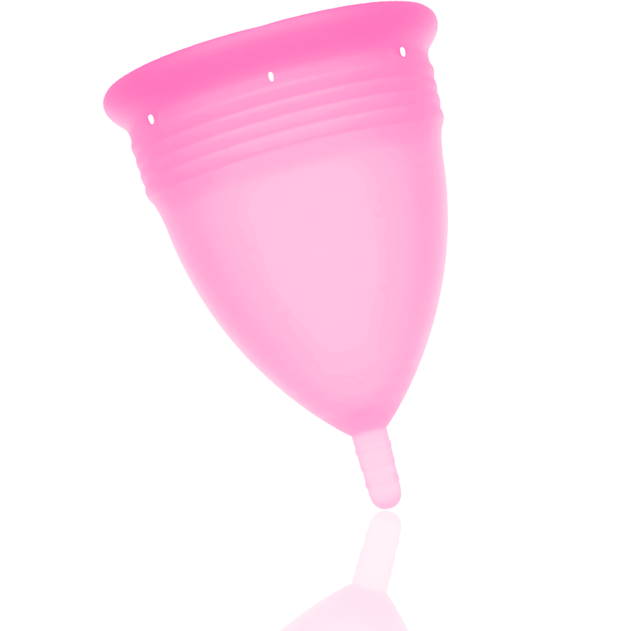 STERCUP - COUPE MENSTRUELLE EN SILICONE FDA TAILLE L ROSE