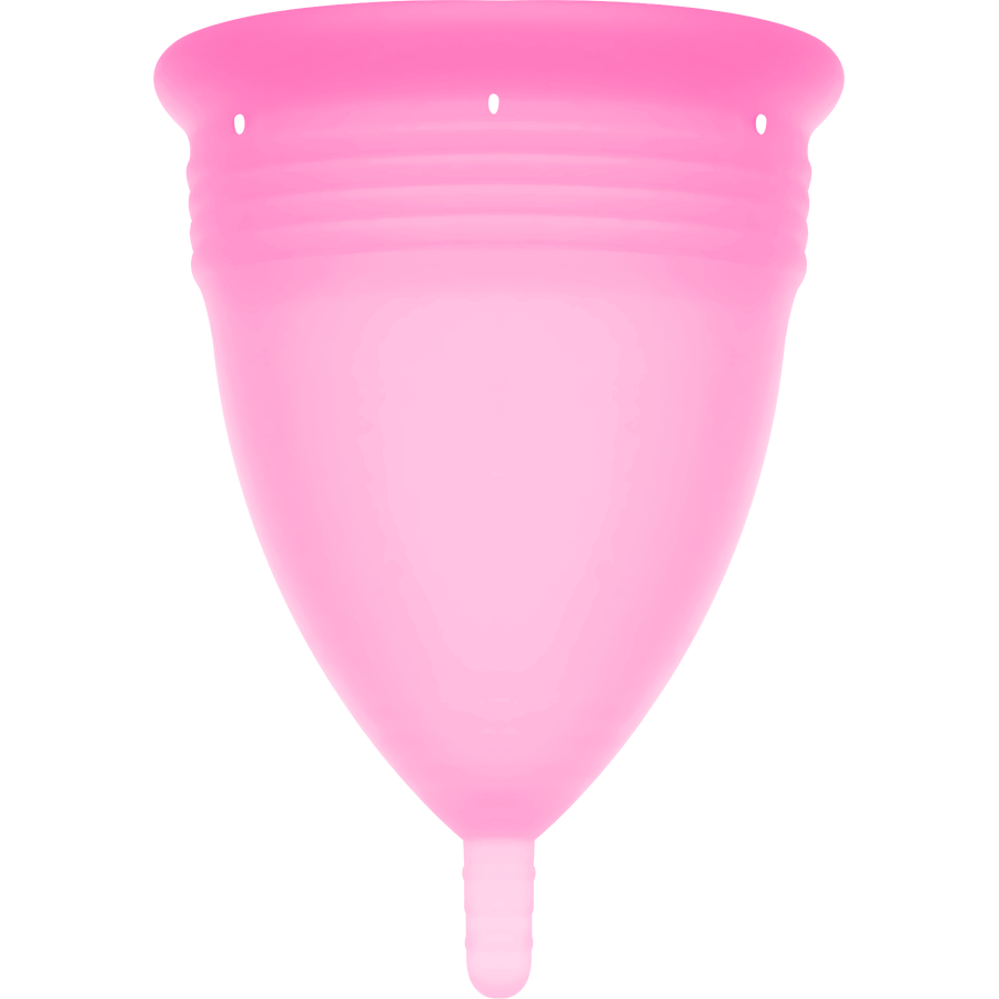 STERCUP - COUPE MENSTRUELLE EN SILICONE FDA TAILLE L ROSE