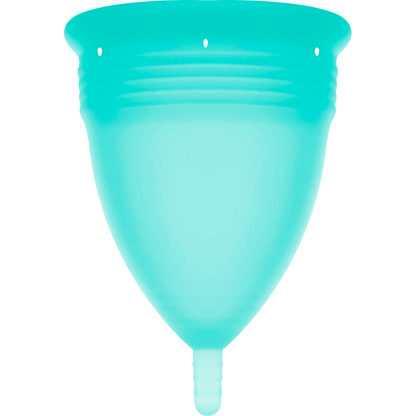 STERCUP - COUPE MENSTRUELLE EN SILICONE FDA TAILLE L AIGUE-MARINE