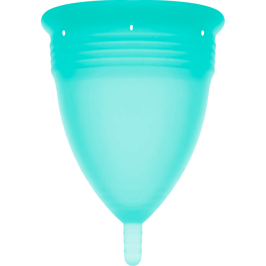 STERCUP - COUPE MENSTRUELLE EN SILICONE FDA TAILLE S AIGUE-MARINE