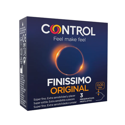 CONTROL - PRÉSERVATIFS FINISSIMO 3 UNITÉS