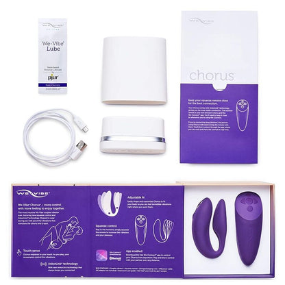 WE-VIBE - VIBRATEUR CHORUS POUR COUPLES AVEC CONTRÔLE DE SQUEEZE LILAS