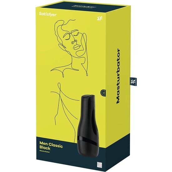 SATISFYER - MASTURBATEUR HOMME CLASSIQUE ARGENT