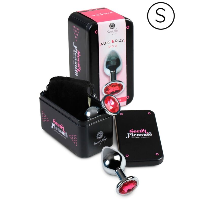 SECRETPLAY - PLUG ANAL ALUMINIUM FUCHSIA 7 CM