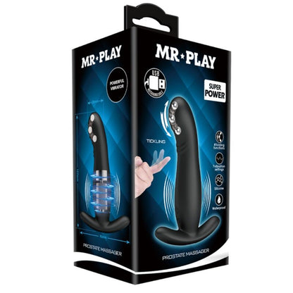 MR PLAY - MASSEUR DE PROSTATE NOIR RECHARGEABLE