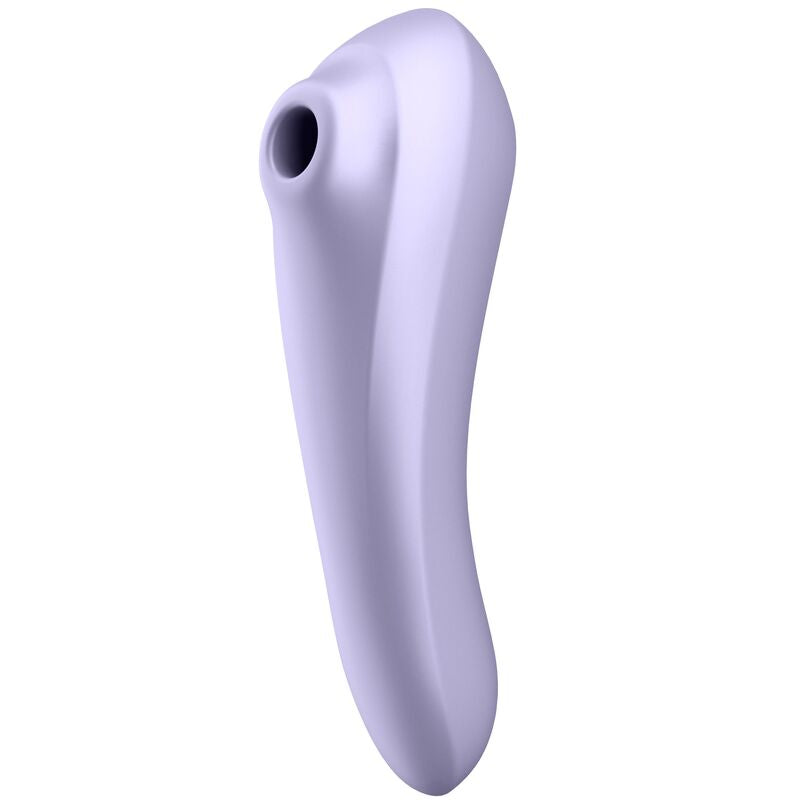 SATISFYER - VIBRATEUR DUAL PLEASURE AIR PULSE MAUVE