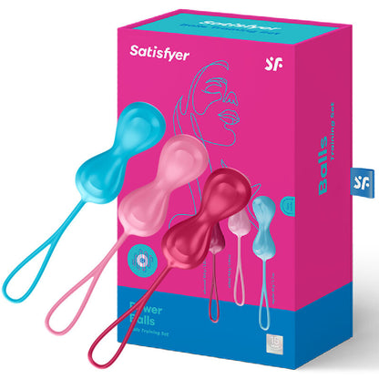 SATISFYER - ENSEMBLE ENTRAÎNEMENT LOVEBALLS 1