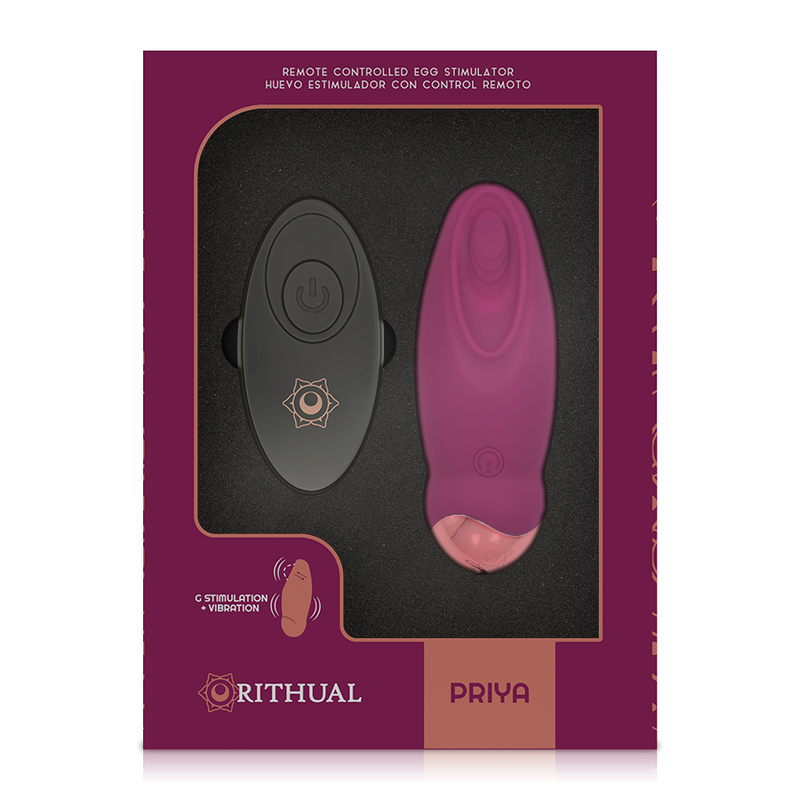 RITHUAL - PRIYA EGG TÉLÉCOMMANDE G-SPOT + VIBRATION