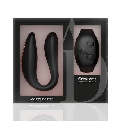 ANNE'S DESIRE - DUAL PLEASURE TECNOLOG A WATCHME NOIR