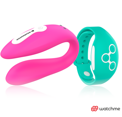 WEARWATCH - VIBRATEUR WATCHME DOUBLE TECHNOLOGIE FUCHSIA / EAU DE MER