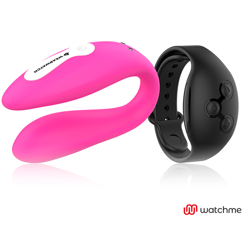 WEARWATCH - VIBRATEUR DOUBLE TECHNOLOGIE WATCHME FUCHSIA/AZABACHE