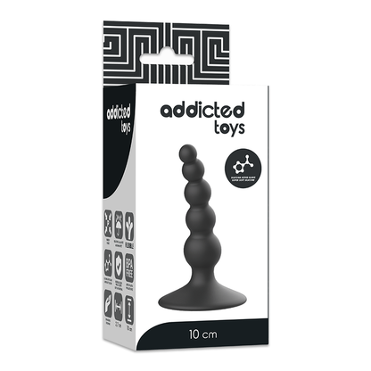 ADDICTED TOYS - PLUG SEXUEL ANAL 10 CM NOIR