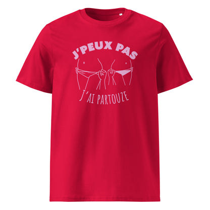 J'peux pas, j'ai partouze - T-shirt unisexe en coton biologique